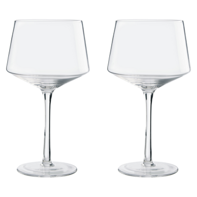 Orsina Mila Tapered Gin Glasses - Set of 2 Crystal Stemware