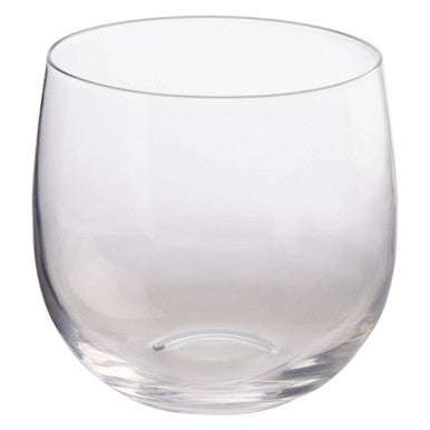 Orsina Mila Glass Tumblers – Set of 2 Clear Modern Drinkware Glasses
