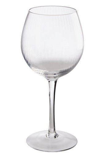 Orsina Mila Set of 2 Gin Glasses – Fluted Glass Barware for Cocktails