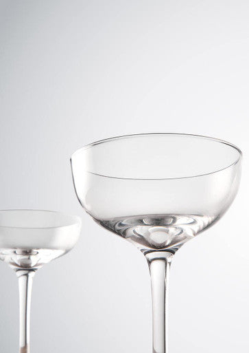 Orsina Mila Cocktail Coupe Glasses - Set of 2 Elegant Stemware, 300ml