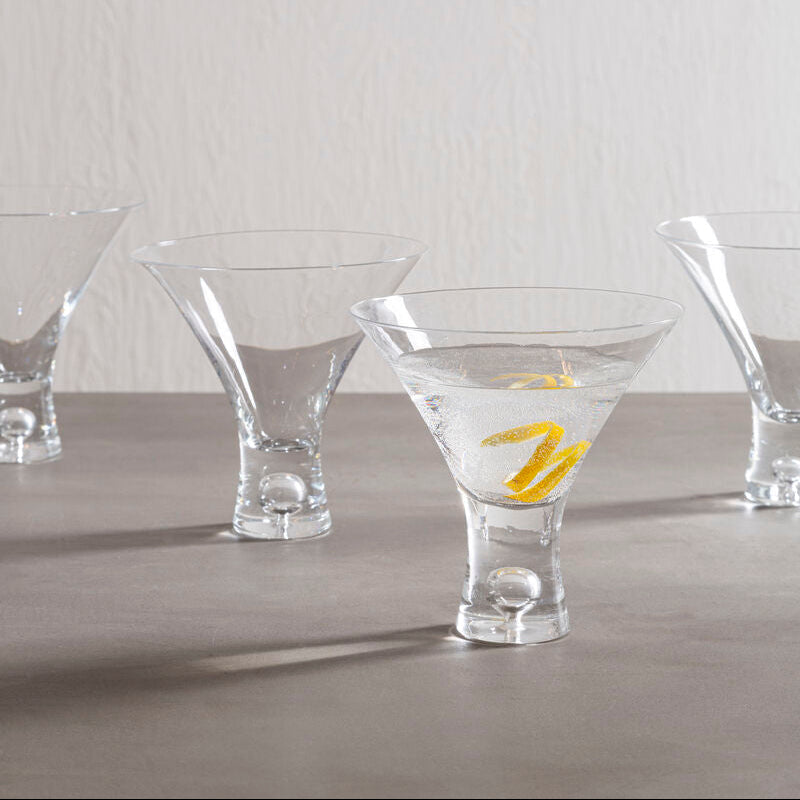 Orsina Mila Clear Cocktail Glasses – 330ml Stemmed Glassware, Set of 2