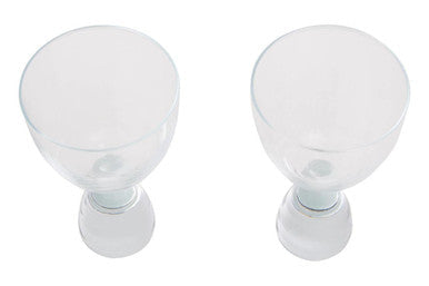 Orsina Mila Clear Cocktail Glasses – Set of 2 Modern Conical Glassware