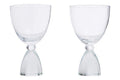 Orsina Mila Clear Cocktail Glasses – Set of 2 Modern Conical Glassware