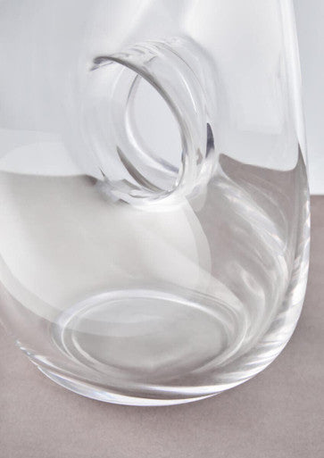 Orsina Mila 1500ml Clear Glass Decanter with Cut-Out Handle