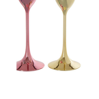 Orsina Multicolour Plastic Champagne Glasses – Set of 4 Party Flutes