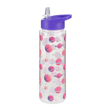 Orsina Mimo Purple Space Water Bottle | 680ml Leak-Proof Kids Bottle