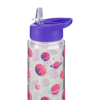 Orsina Mimo Purple Space Water Bottle | 680ml Leak-Proof Kids Bottle