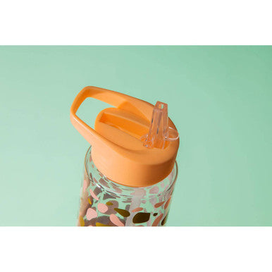 Orsina Mimo Animal Print Water Bottle – 680ml Leak-Proof PP Plastic