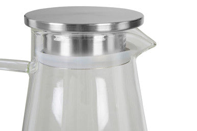 Orsina Winslet Glass Jug 1800ml – Large Water Pitcher with Lid