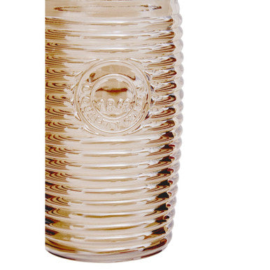 Orsina Dayla Gold Ribbed Glass Tumblers – Set of 4 Luxury Drinkware