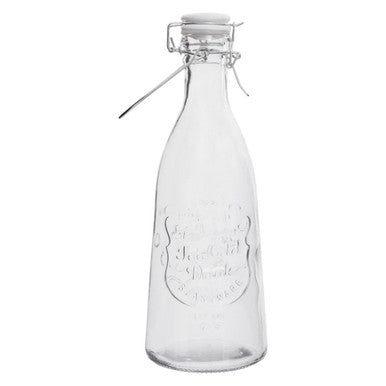 Orsina Dayla Embossed Glass Water Carafe and 4 Tumbler Serving Set