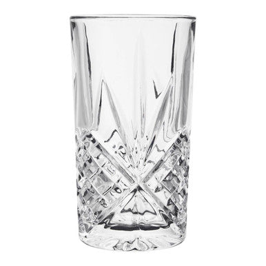 Orsina Beaufort Crystal Highball Glasses – Set of 4 Clear Barware