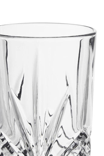Orsina Beaufort Crystal Highball Glasses – Set of 4 Clear Barware