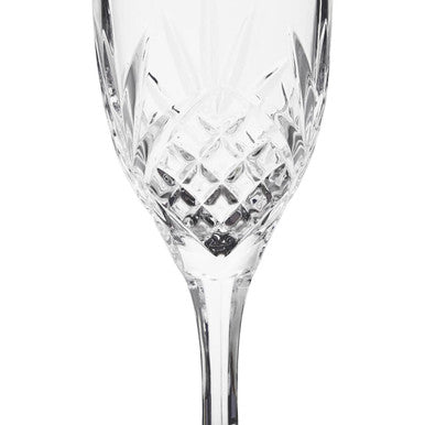 Orsina Beaufort Crystal Wine Glasses – 290ml Embossed Set of 4