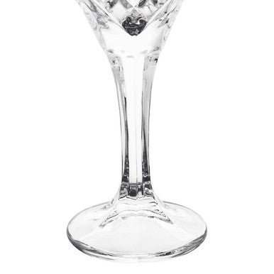 Orsina Beaufort Crystal Wine Glasses – 290ml Embossed Set of 4