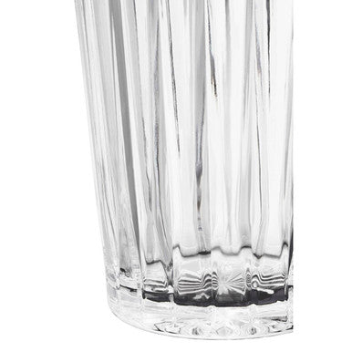 Orsina Beaufort Crystal Pitcher – Fluted Glass Drink Server for Hosting