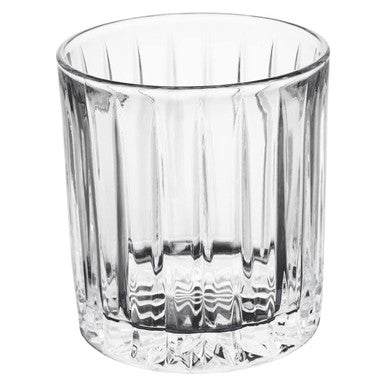 Orsina Beaufort Crystal Large Tumblers – 350ml Fluted Glassware Set of 4