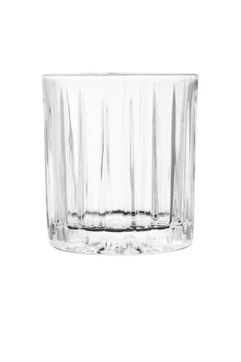Orsina Beaufort Crystal Large Tumblers – 350ml Fluted Glassware Set of 4