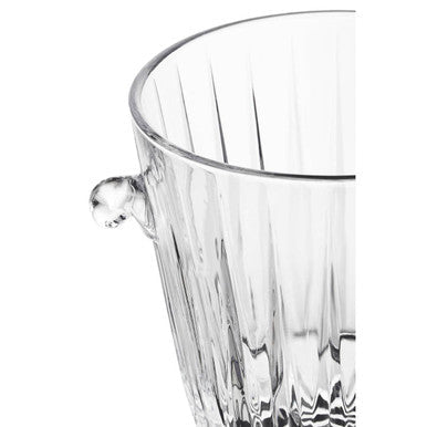 Crystal Ice Bucket by Orsina – Beaufort Fluted Glass Barware