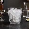 Crystal Ice Bucket by Orsina – Beaufort Fluted Glass Barware