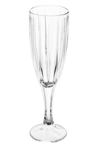 Orsina Beaufort Crystal Champagne Flutes – Set of 4 Fluted Glassware