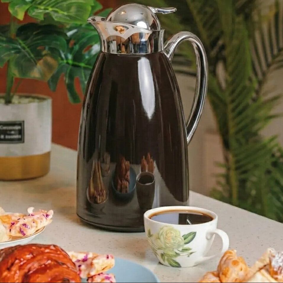 Orsina Morar Black Vacuum Jug – Insulated Thermal Coffee Carafe