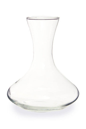 Orsina Ambra Clear Glass Wine Decanter – Curved Aerating Silhouette