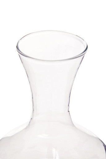 Orsina Ambra Clear Glass Wine Decanter – Curved Aerating Silhouette