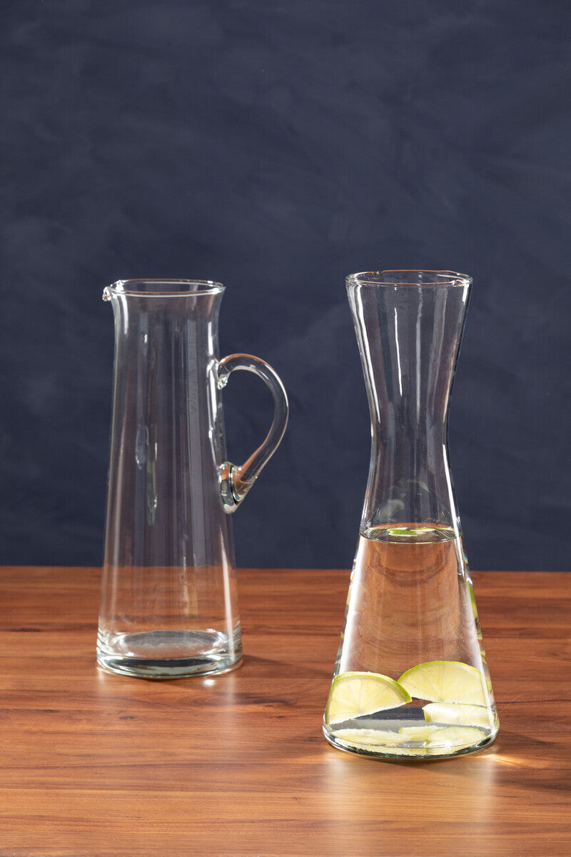 Orsina Ambra Clear Glass Carafe – Minimalist Serving Decanter