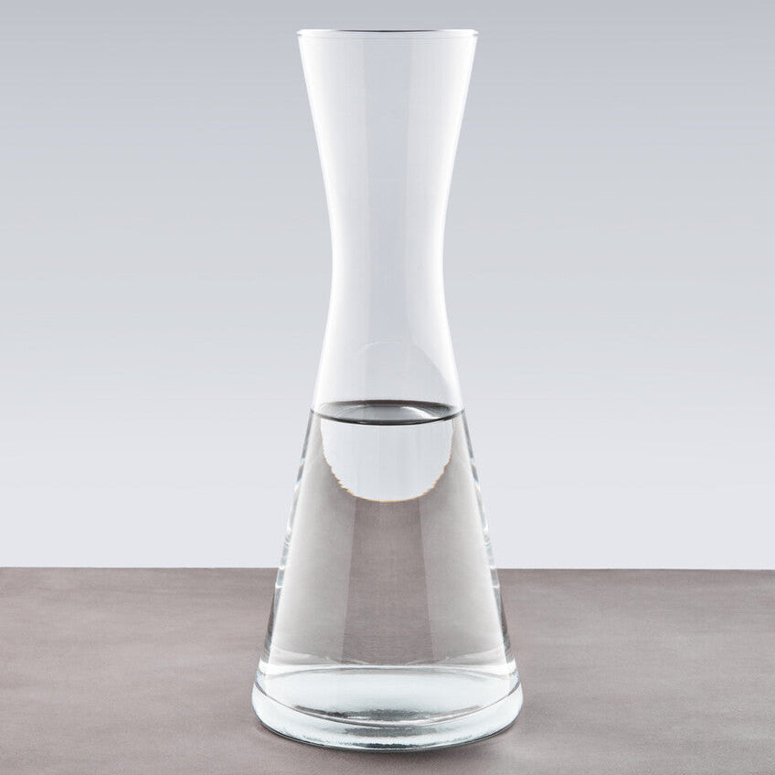 Orsina Ambra Clear Glass Carafe – Minimalist Serving Decanter