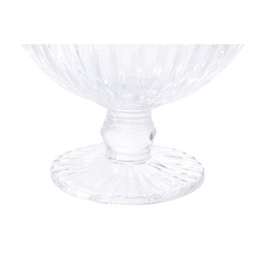 Orsina Auclair Ice Cream Bowls – Set of 4 Clear Glass Sundae Dishes