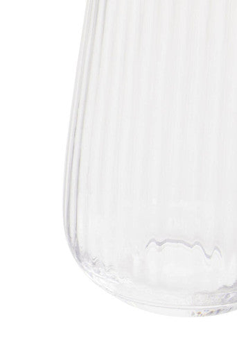 Orsina Lyle Hi Ball Glasses – Set of 4 Fluted Tall Glass Drinkware