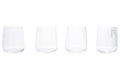 Orsina Lyle Fluted Glass Tumblers – Set of 4 Modern Drinking Glasses