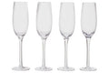 Orsina Lyle Champagne Flutes – Set of 4 Elegant Glassware for Toasts