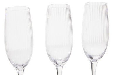Orsina Lyle Champagne Flutes – Set of 4 Elegant Glassware for Toasts