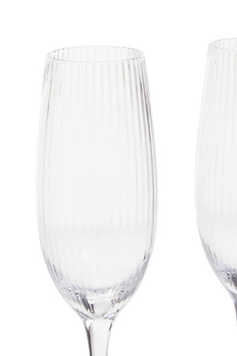 Orsina Lyle Champagne Flutes – Set of 4 Elegant Glassware for Toasts