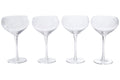 Orsina Lyle Fluted Cocktail Glasses – Set of 4 Stemmed Glassware