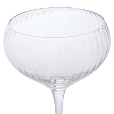 Orsina Lyle Fluted Cocktail Glasses – Set of 4 Stemmed Glassware