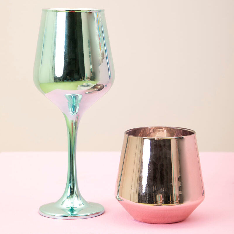 Orsina Aurora Plastic Wine Glasses – Set of 4 Assorted Colours