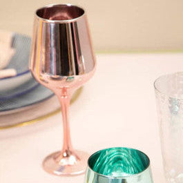 Orsina Aurora Plastic Wine Glasses – Set of 4 Assorted Colours