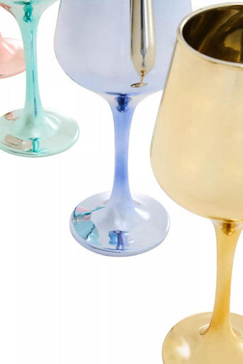 Orsina Aurora Plastic Wine Glasses – Set of 4 Assorted Colours