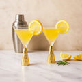 Orsina Astrid Wine Glasses – Set of 2 with Gold Honeycomb Stems