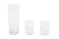 Orsina Juno Ribbed Glass and Jug Set – 3-Piece Clear Glassware