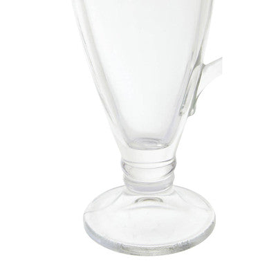 Orsina Torta Latte Glasses – Set of 4 Tapered Glass Coffee Mugs