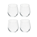 Orsina Ada Crystal Small Tumblers – Set of 4 Rounded Tasting Glasses