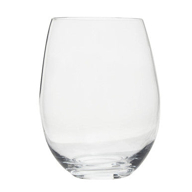 Orsina Ada Crystal Tumblers – Set of 4 Rounded Glassware for Cocktails