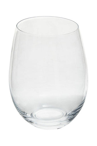 Orsina Ada Crystal Tumblers – Set of 4 Rounded Glassware for Cocktails