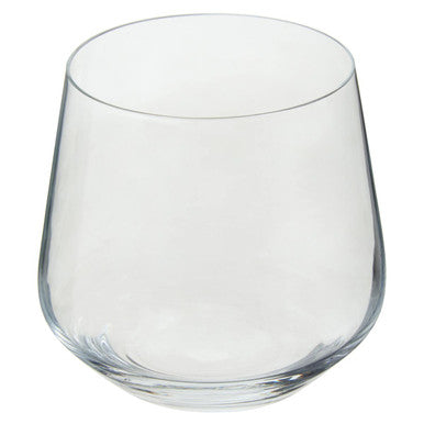 Orsina Ada Crystal Large Tumblers – Set of 4 Modern Cocktail Glasses