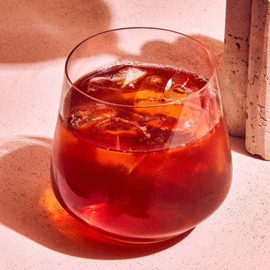Orsina Ada Crystal Large Tumblers – Set of 4 Modern Cocktail Glasses