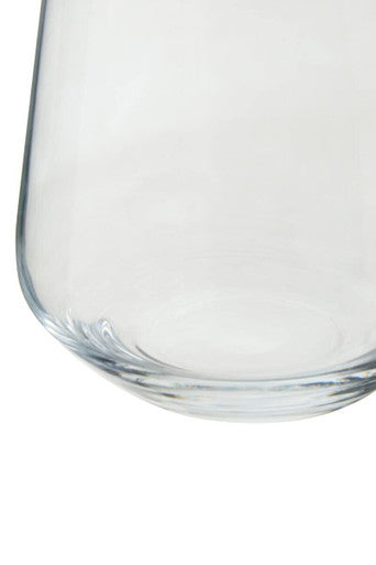 Orsina Ada Crystal Large Tumblers – Set of 4 Modern Cocktail Glasses